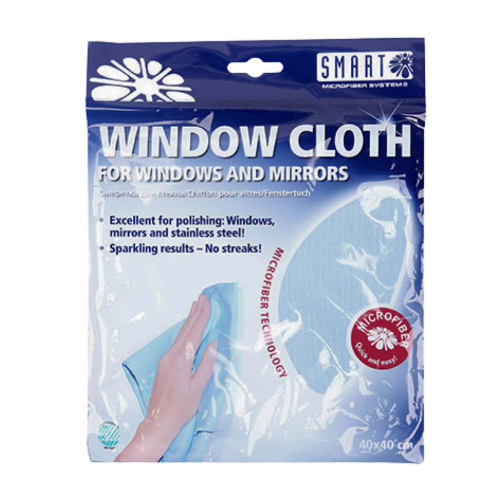 Package of Smart window cloth for windows and mirrors on a white background