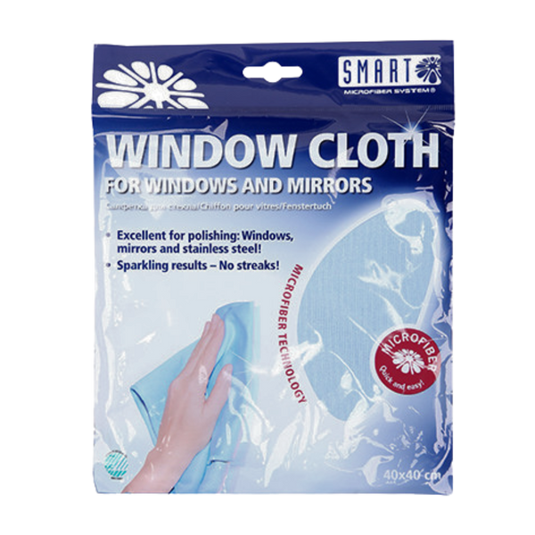 Package of Smart window cloth for windows and mirrors on a white background